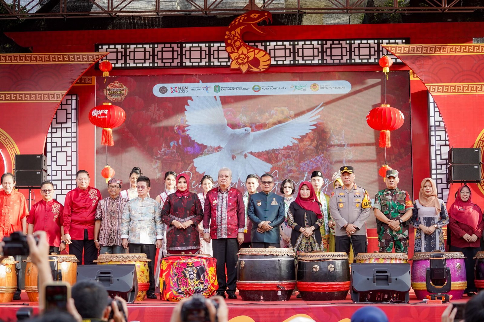 Pembukaan Festival Cap Go Meh di Pontianak