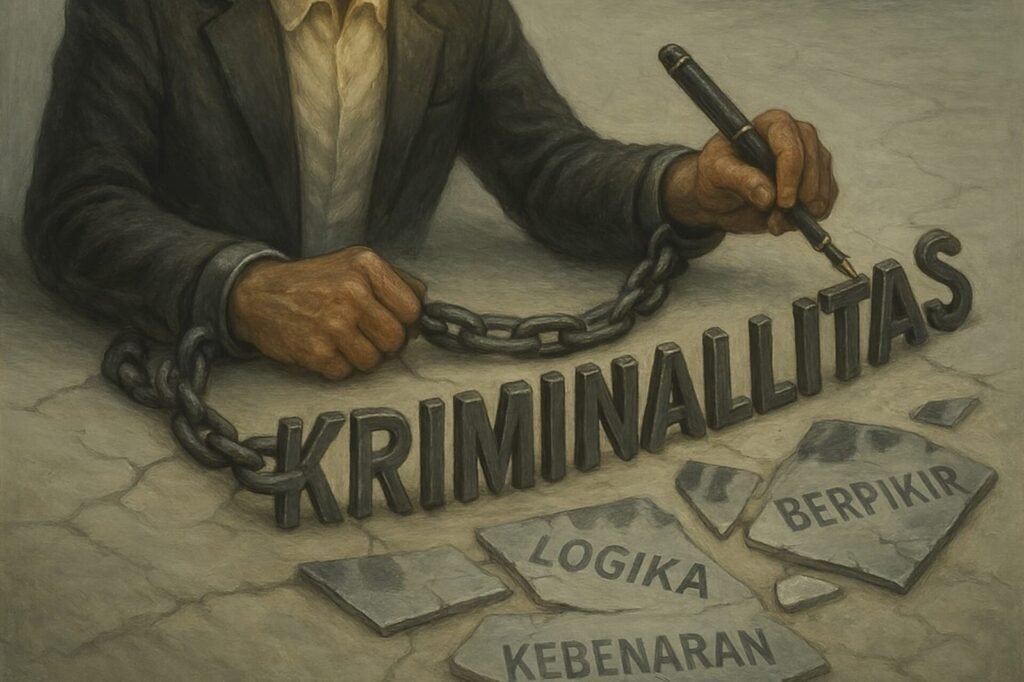 Ilustrasi kritik dibungkam